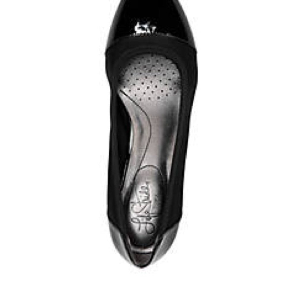 NWT CLASSIC LIFE STRIDE Black Patent Wedges Womens Shoes 8.5 M NIB Make Fair off - Picture 2 of 13